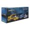 Камион със светлини и звуци, Taxi, Maxx Wheels, 1:16, Син