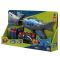 Играчка оръжие с 10 стрелички и топчета от дунапрен, Zapp Toys, Shark, Сива