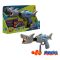Играчка оръжие с 10 стрелички и топчета от дунапрен, Zapp Toys, Shark, Сива