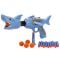Играчка оръжие с 10 стрелички и топчета от дунапрен, Zapp Toys, Shark, Синя