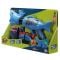 Играчка оръжие с 10 стрелички и топчета от дунапрен, Zapp Toys, Shark, Синя