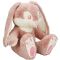 Плюшена играчка, Puffy Friends, Зайче, Тъмнорозово, 35 см