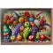 Пъзел Witty Puzzlezz, Декорация с плодове и цветя, 250 части