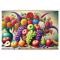 Пъзел Witty Puzzlezz, Декорация с плодове и цветя, 250 части