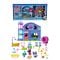 Комплект от 4 фигурки и 20 аксесоара, Littlest Pet Shop, Deluxe Playset