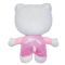Плюшена играчка, Hello Kitty в гащеризон, розова, 30 см
