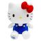 Плюшена играчка, Hello Kitty в син гащеризон, 30 см