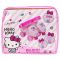 Комплект ролкови кънки със защитни протектори, Rising Sports, Hello Kitty, Размер 25-31, Розови