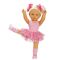 Кукла Dollz And More, Тина Балерина, Тъмнорозова, 45 см