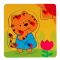Мини дървен пъзел, Животни, 5, 6 части