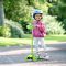 Тротинетка с 3 колела, светлини, Evo, Dino Light Up Mini Cruiser, Зелена