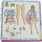 Книжка с акитвности и стикери, Barbie Extra, Outfit Goals, Fashion Stylist Sticker