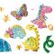 Творчески комплект с брокат Paulinda, Magic Glitter, Cute Dino, 12 x 5 мл