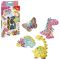 Творчески комплект с брокат Paulinda, Magic Glitter, Cute Dino, 12 x 5 мл