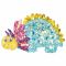 Творчески комплект с брокат Paulinda, Magic Glitter, Cute Dino, 12 x 5 мл