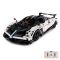 Комплект за сглобяване на количка с дистанционно, Rastar, Pagani Huayra, Бяла, 1:8, 2899 части