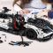 Комплект за сглобяване на количка с дистанционно, Rastar, Pagani Huayra, Бяла, 1:8, 2899 части