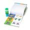 Комплект за занимания със стикери и печат, Melissa & Doug, Sticker WOW, Динозавър, 6074899