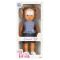 Кукла Dollz And More, Тина в ежедневно облекло, Синя, 45 см