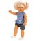 Кукла Dollz And More, Тина в ежедневно облекло, Синя, 45 см