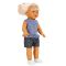 Кукла Dollz And More, Тина в ежедневно облекло, Синя, 45 см