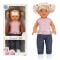 Кукла Dollz And More, Тина в ежедневно облекло, Розова, 45 см