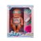 Кукла Бебе Ada, Dollzn More, Време за хранене, 23 см, Розово