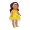 Кукла Тина в парти тоалет, Dollz And More, С жълта рокля, 45см