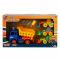 Комплект 4 строителни превозни средства и аксесоари, Zapp Toys, Самосвал