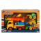 Комплект 4 строителни превозни средства и аксесоари, Zapp Toys, Кран