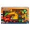 Комплект 4 строителни превозни средства и аксесоари, Zapp Toys, Багер