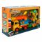 Комплект 4 строителни превозни средства и аксесоари, Zapp Toys, Кран