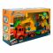 Комплект 4 строителни превозни средства и аксесоари, Zapp Toys, Багер