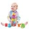 Играчка за сортиране и подреждане, Dede, Happy Towers, 14 части