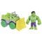 Фигурка с превозно средство, Spidey and His Amazing Friends, Hulk, F74575