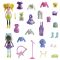 Комплект 2 кукли с дрехи и аксесоари, Polly Pocket, HKV97
