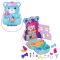 Комплект за игра с 2 кукли и аксесоари в чанта, Polly Pocket, Teddy Bear, HGC39
