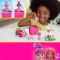 Комплект за игра с мини кукли изненада, Mega Bloks, Barbie Color Reveal, Road Trip, HKF90