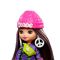 Кукла Barbie Extra Mini Minis с коса и аксесоари, 8 см, HLN46