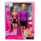 Комплект 2 кукли Barbie Fashionistas, 65th Anniversary, Barbie и Ken с 6 аксесоара, HXK90