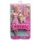 Кукла с кученце и розови дрехи, Barbie, Twinning Looks, JFP36