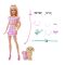 Кукла с кученце и розови дрехи, Barbie, Twinning Looks, JFP36