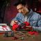Строителен комплект и метална кола, Brick Shop, Hot Wheels, Honda Acura NSX 90, JFT17