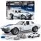 Строителен комплект с метална количка, Hot Wheels, Corvette Grand Sport, 918 части, JGR31