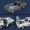 Строителен комплект с метална количка, Hot Wheels, Corvette Grand Sport, 918 части, JGR31