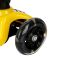 Сгъваема тротинетка с 3 колела и светлини, Pilsan, Power Scooter, Жълта