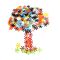 Строителен комплект, Dede, Floral Puzzle, 500 части