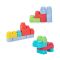 Строителен комплект, Dede, Soft Big Blocks, 18 части