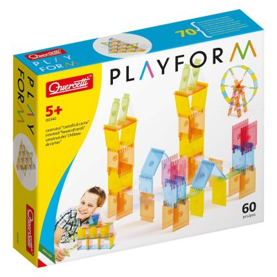 Строителен комплект, Quercetti, Playform, 60 части
