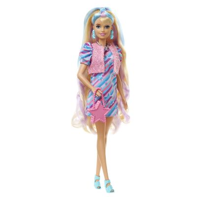 HCM88_001w 0194735014835 Кукла Barbie с дълга коса и аксесоари, Totally Hair Stars